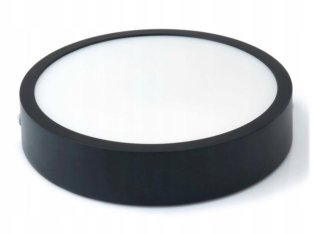 Stropné svietidlo, lampa - Round Black 18W Flobmon Panel