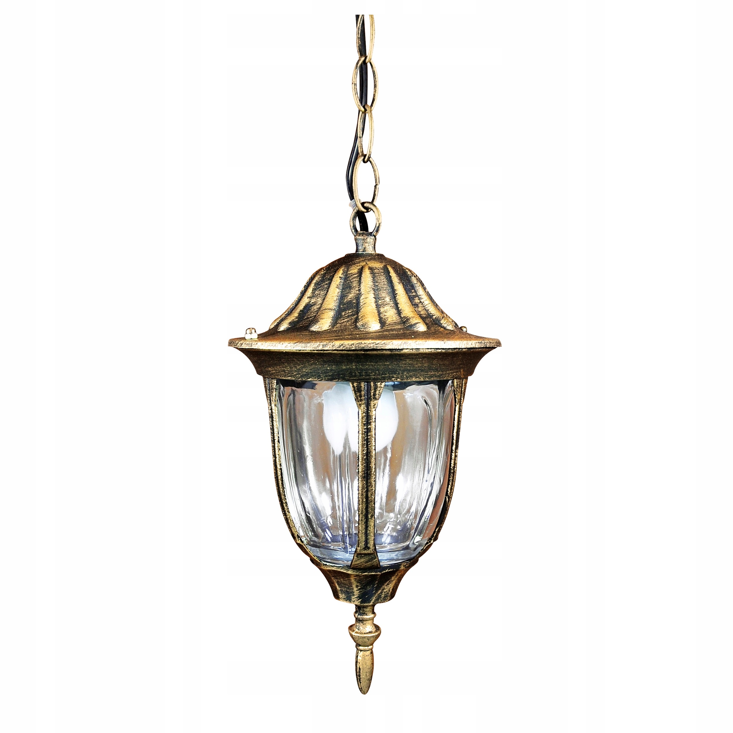 Vysiace svetlá, lampy - Patina Garden Hanging Lamp Terasa E27 LED POLUX