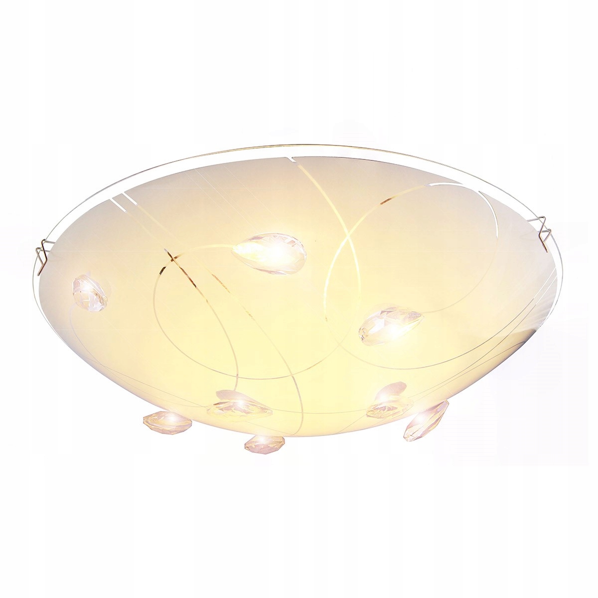 Stropné svietidlo, lampa - Plafon LED lampa Italux Ringo C2345 biela