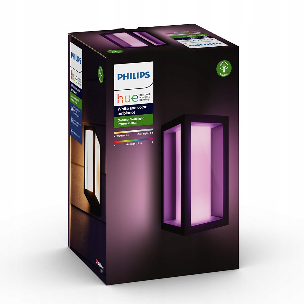Vonkajšie fasádne svietidlo - Vonkajšie nástenné svietidlo Philips Hue Impress 17429/30 / P7