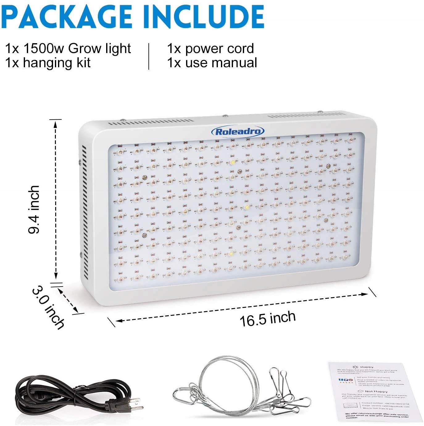 Osvetlenie pre rastliny - ROLEADRO SVETLO NA RASTÉ RASTLINY 1500W