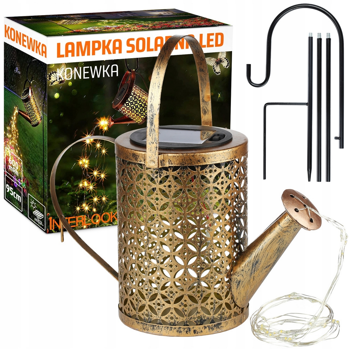 Azaris vstavaná solárna lampa 95 cm 1 ks.