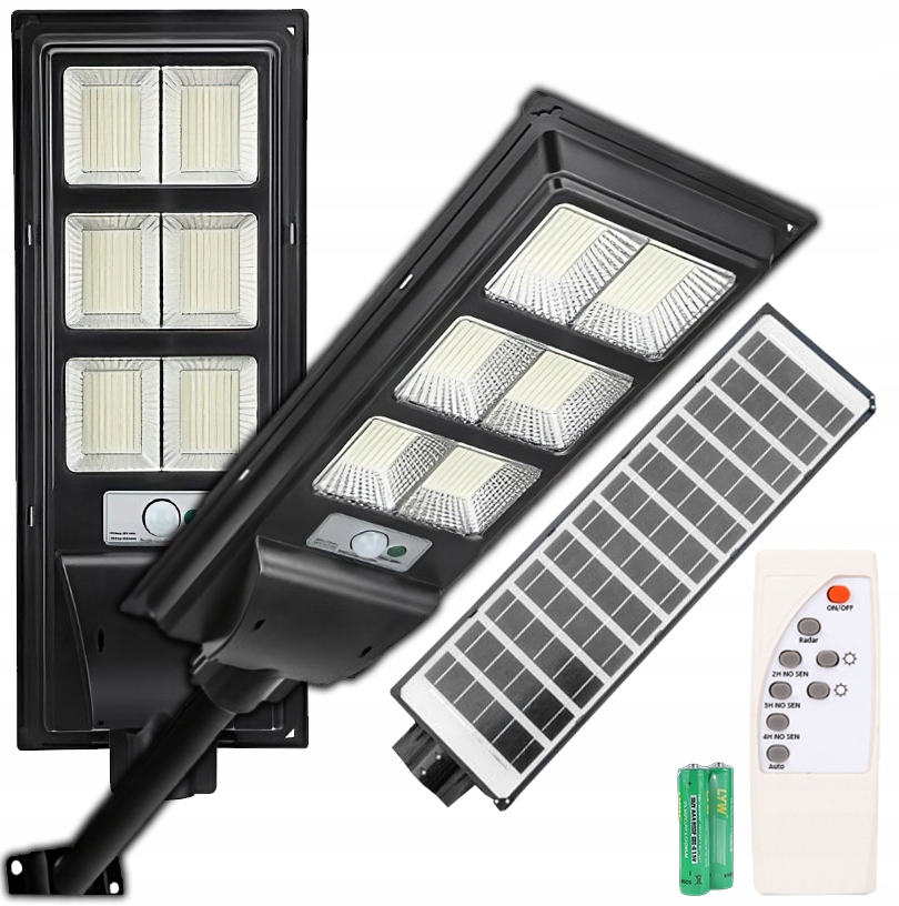 DDK pouličné svietidlo 600 W 8500 lm solárne napájanie