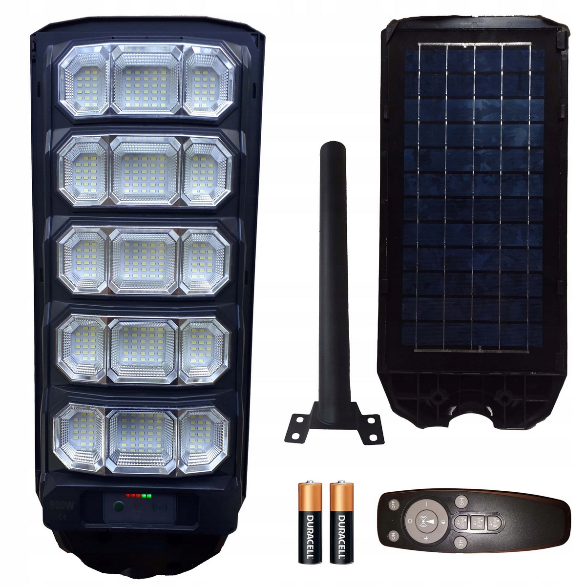 Pouličné svietidlo RGR 900 W 20000 lm, na batérie, solárne napájanie