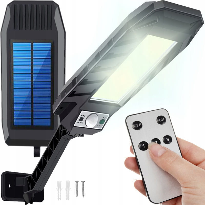 SuperLED pouličné svietidlo 100 W 600 lm, solárne napájanie