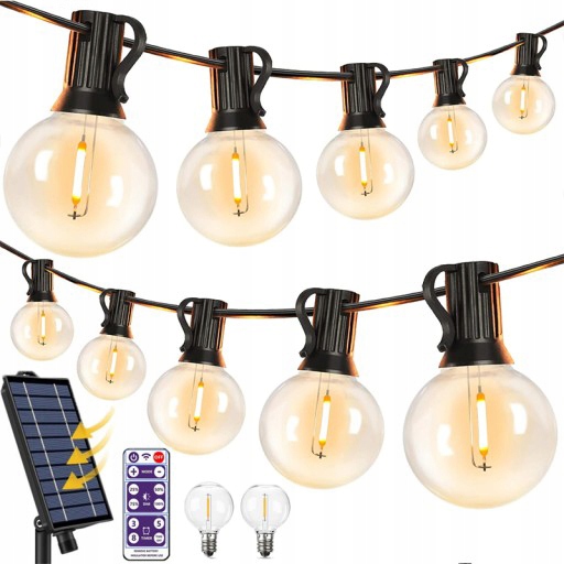 Girlanda 1030 cm solárna