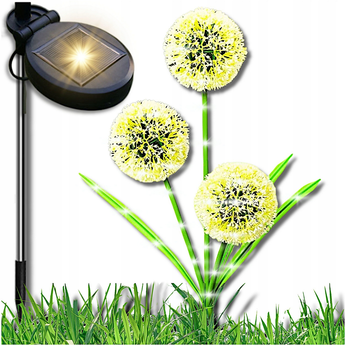 Vstavaná solárna lampa Forever, biela, 75 cm, 1 ks.