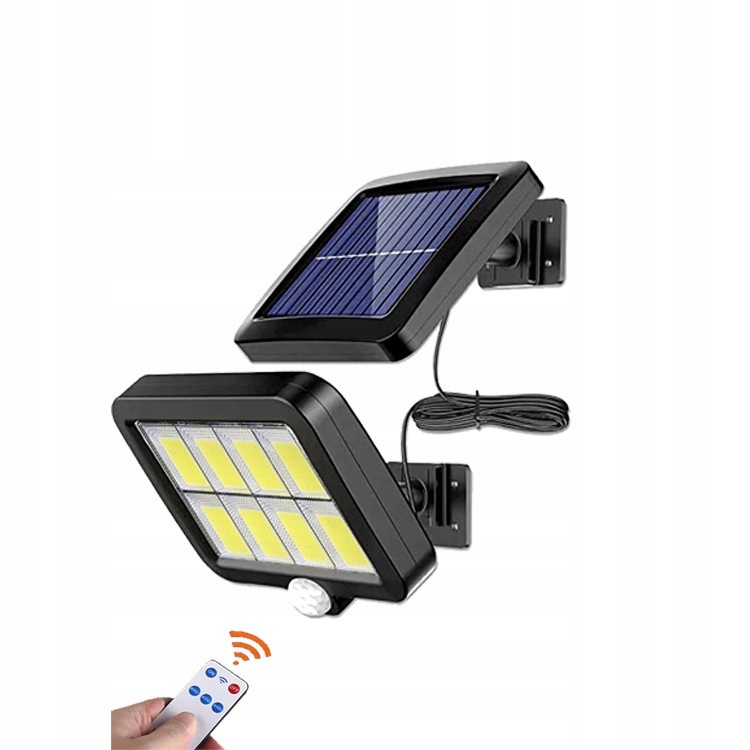 Pouličné svietidlo MCS 120 W 260 lm na batérie