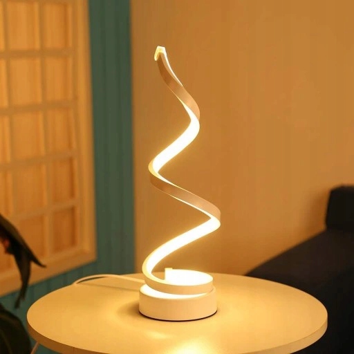 Špirálové stolové lampy nočné lampy LED