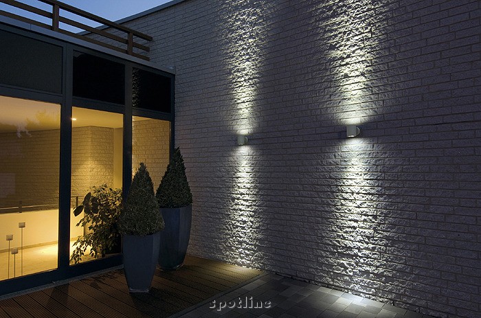 Vonkajšie fasádne svietidlo - Spotline SITRA stena Up-Down 230364 Wall Lampa Garden
