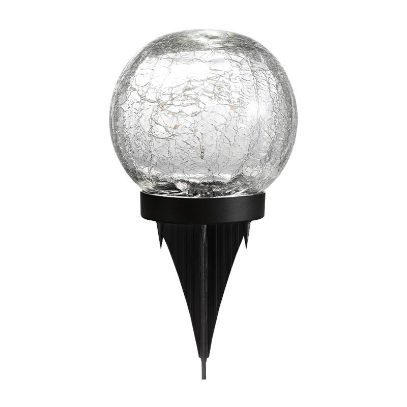 Solárna lampa Superfire, čierna, 10 cm, 1 ks.