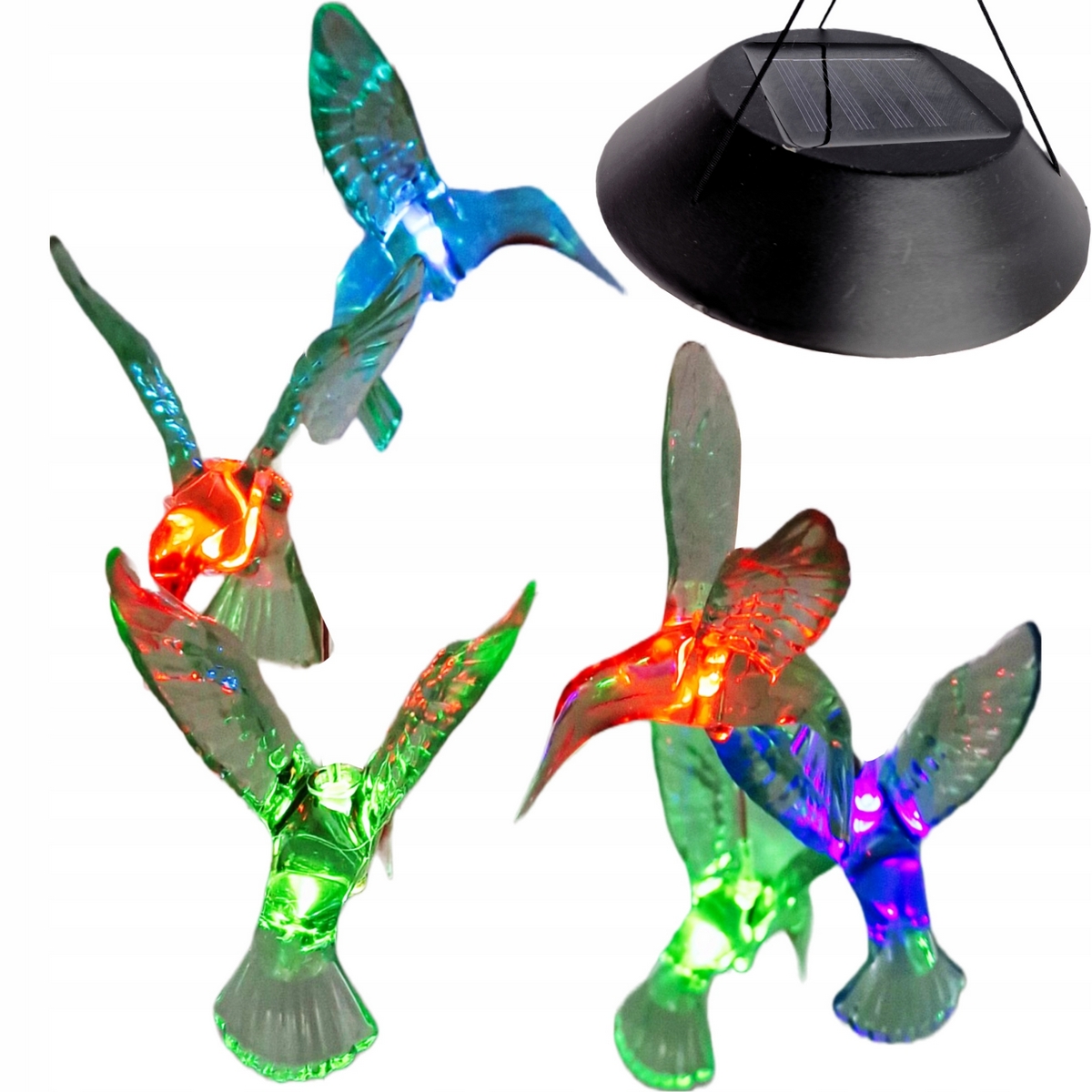 Cortina vstavaná solárna lampa 70 cm 1 ks.