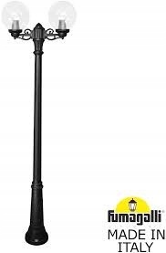 Stĺpíkové osvetlenie - GIGI POLE BISSO G250 2L BLACKU X LED 6W 4000K