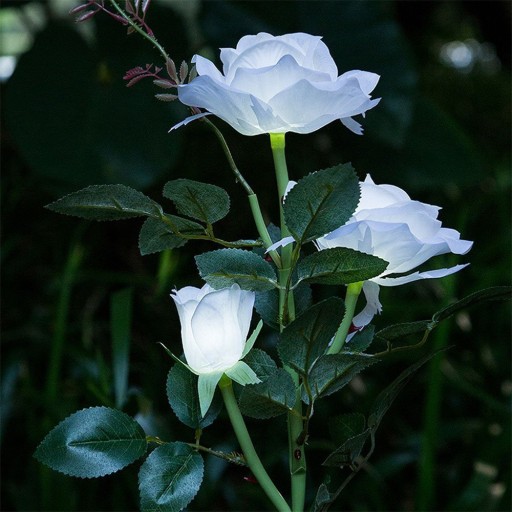 Solárne svietidlá - Solárna lampa LED Rose Flower