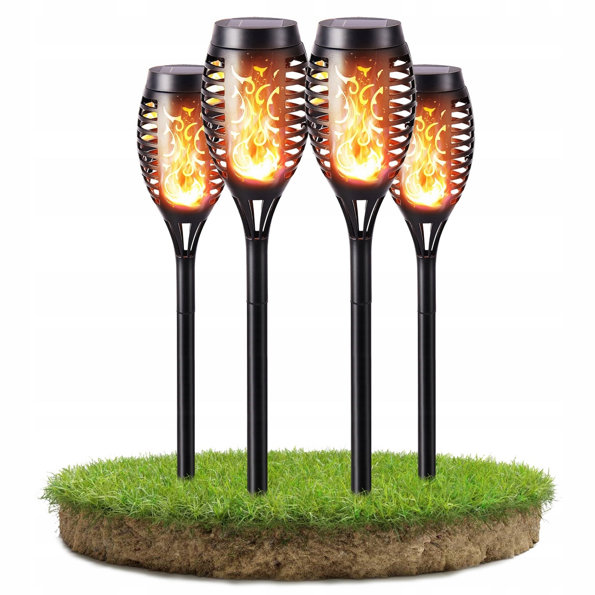 Závesné solárne svietidlo Smartled, čierne, 51 cm, 1 ks.