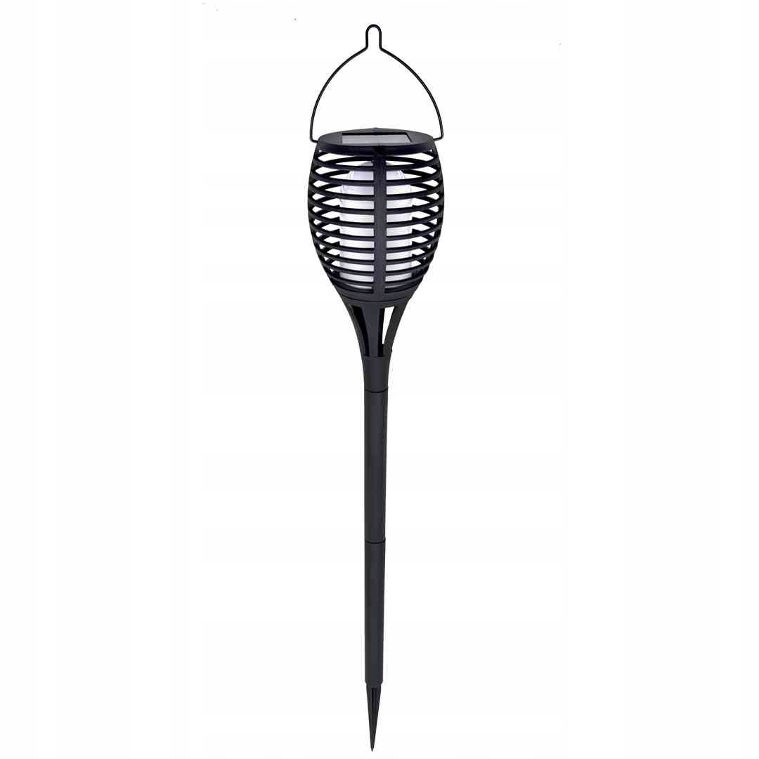 Eko-Light vstavaná solárna lampa, čierna, 65 cm, 1 ks.
