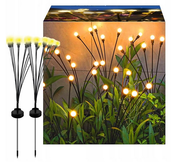 Azaris vstavaná solárna lampa, čierna, 70 cm, 1 ks.