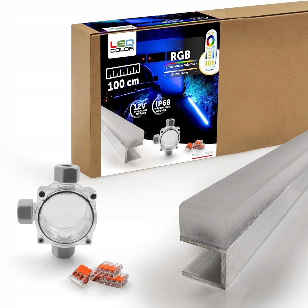 Nábehová lampa LedColor Lineárne LED nábehové svietidlo 14,4 W