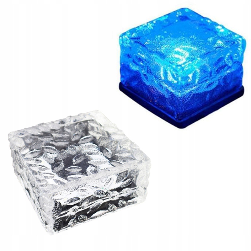 Solárne svietidlá - Ice Block Lights 4LED solárna lampa