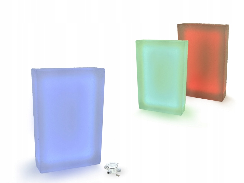 Nájazdové svietidlá - Žiariaca dlažba doska 20x40 RGB ROTHEAD