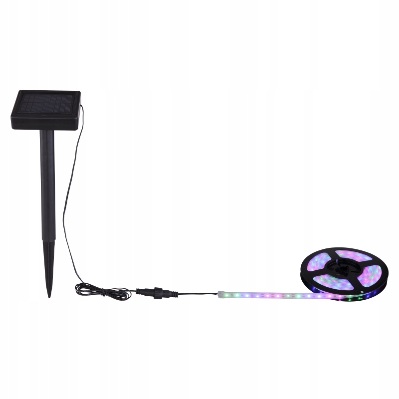 Vysiace svetlá, lampy - LED SOLAR IP65 33696-180RGB GLOBO TAPE
