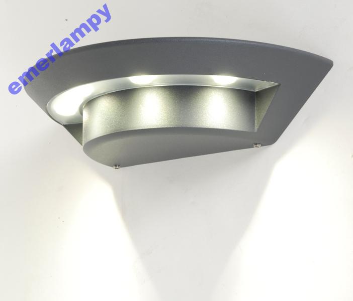 Vonkajšie fasádne svietidlo - UFO ZÁHRADNÁ LAMPA LED FASÁDOVÁ LAMPA
