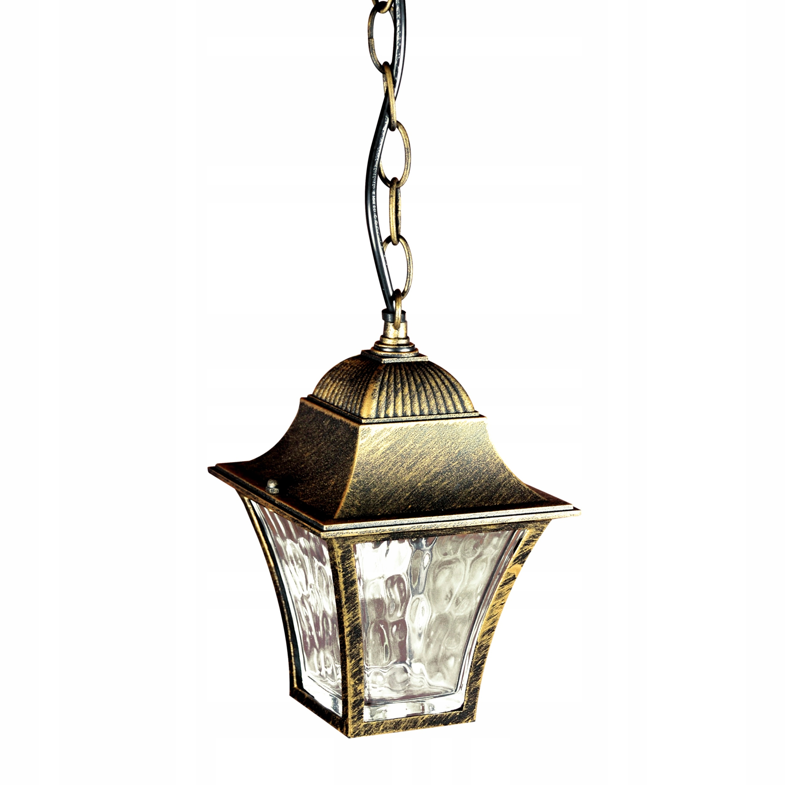 Vysiace svetlá, lampy - Závesné LED Lampa Terasa Garden Patina 6W WW POLUX