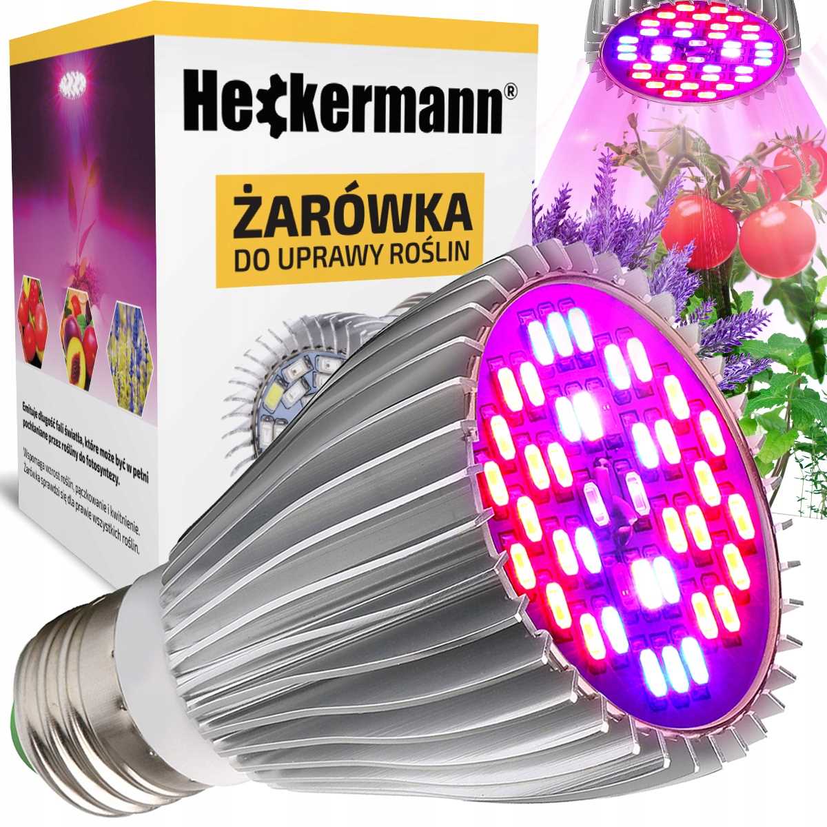 Heckermann 30 W GROW žiarovka na pestovanie rastlín