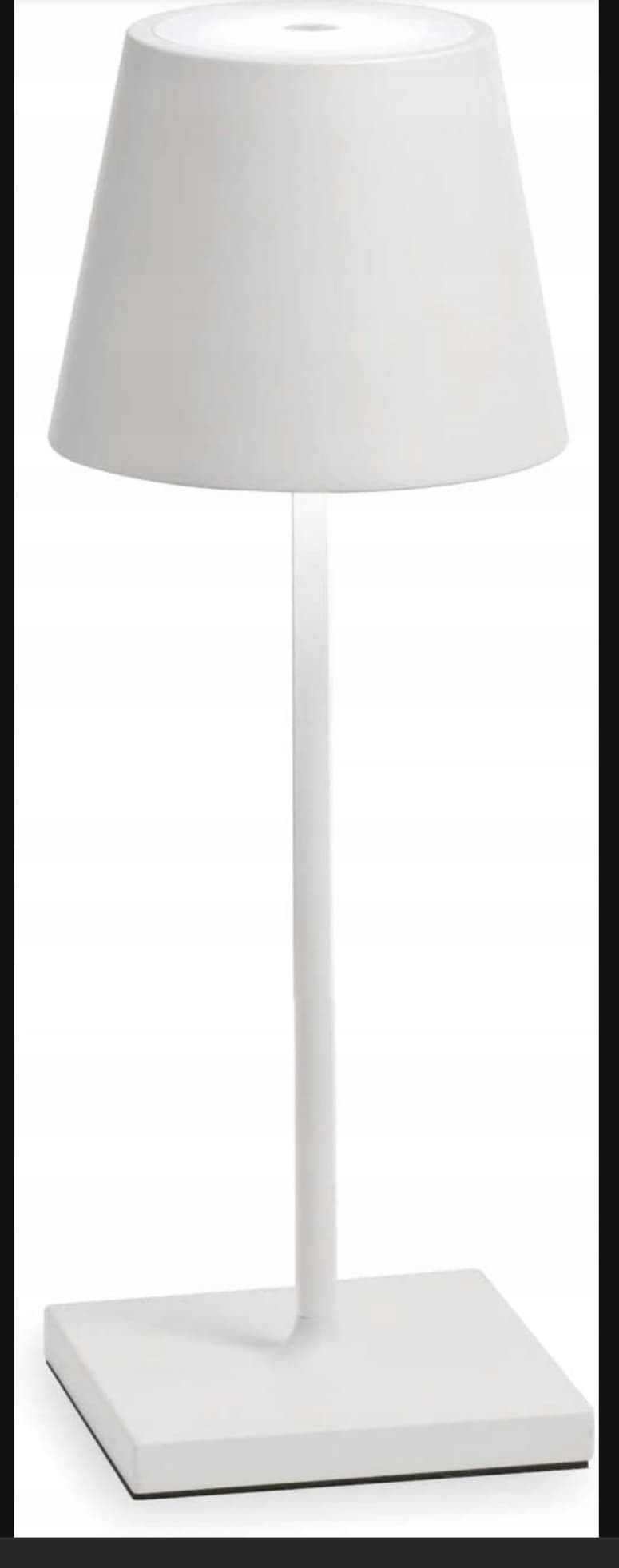 Zafferano Poldina Pro White Table Lamp 38 x 11