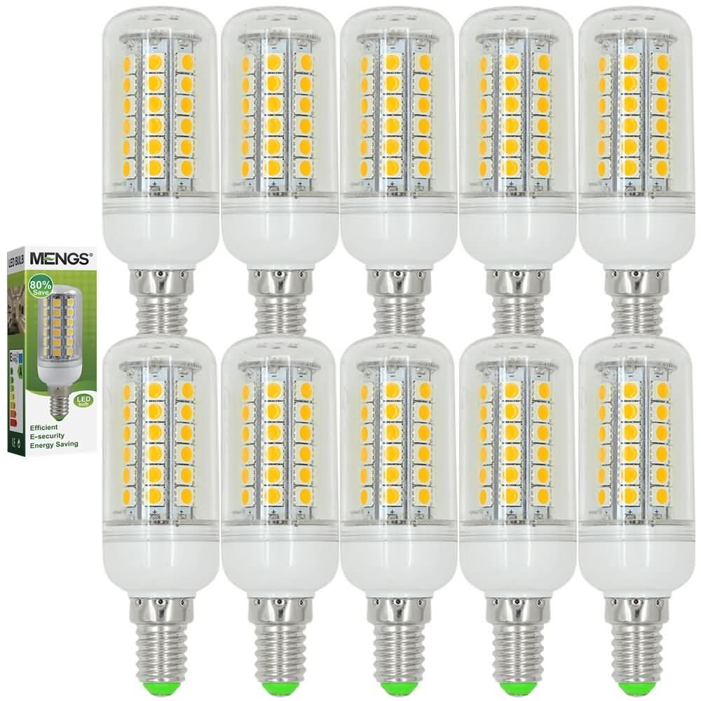 Žiarovka, žiarivka - LED žiarovka E14 7W = 55 W biela studená 10 kusov