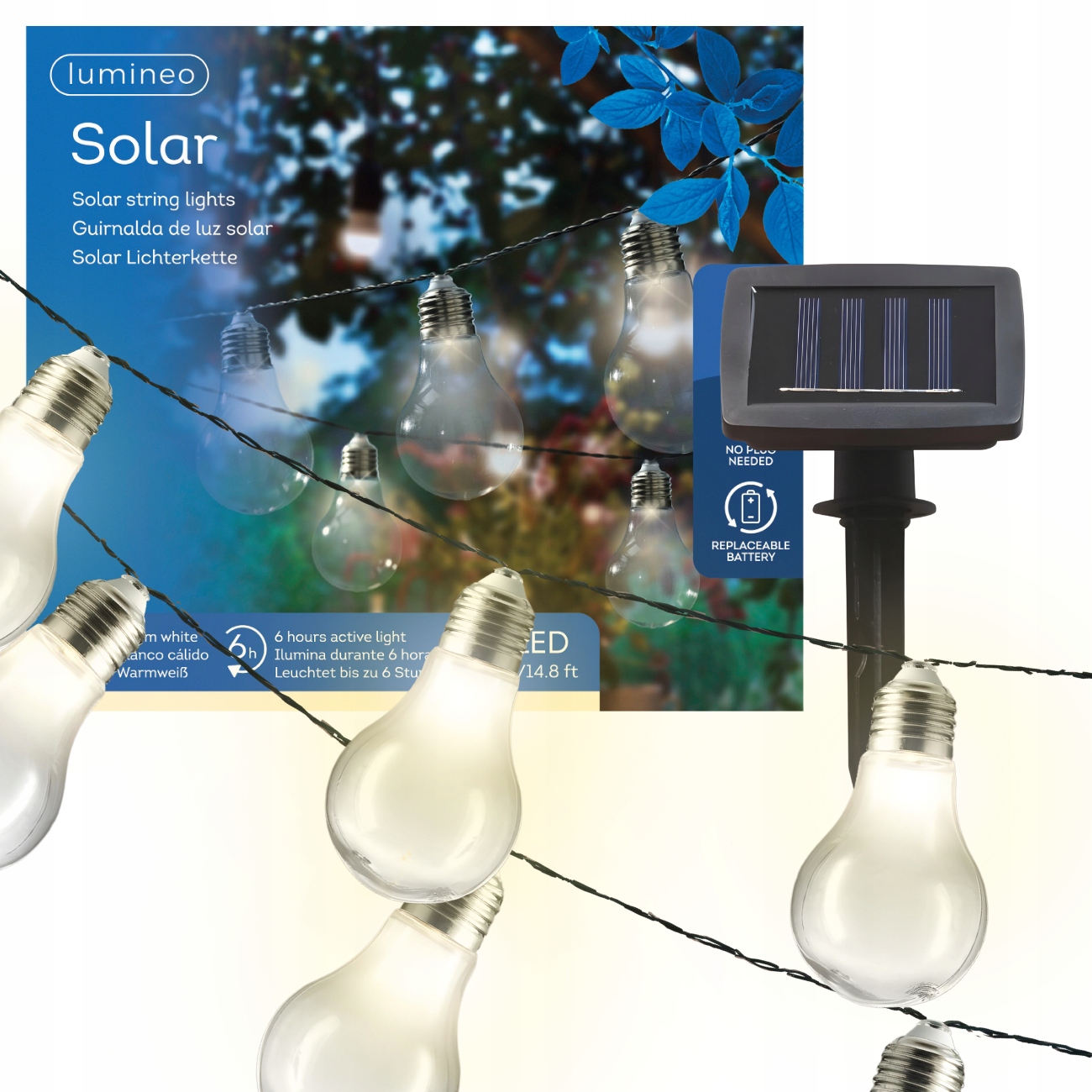 Girlanda Lumineo 450 cm solárna