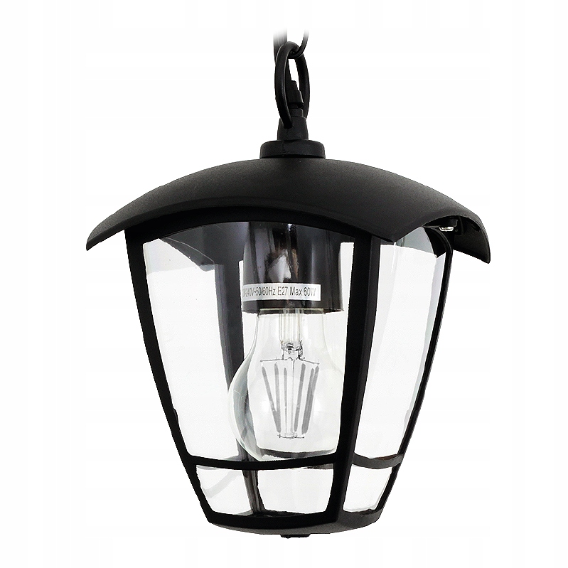 VONKAJŠIE ZÁVESNÉ SVIETIDLO ALU ZÁHRADNÁ LAMPA E27