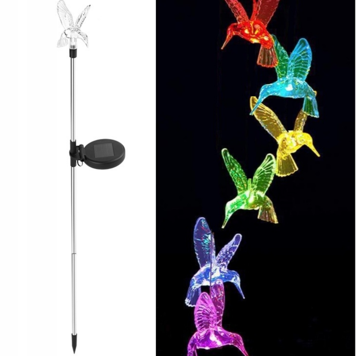 Interlook vstavaná solárna lampa 66 cm 1 ks.