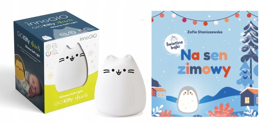 INNOGIO SILIKÓNOVÁ LAMPA GIO KITTY MINI FARBY