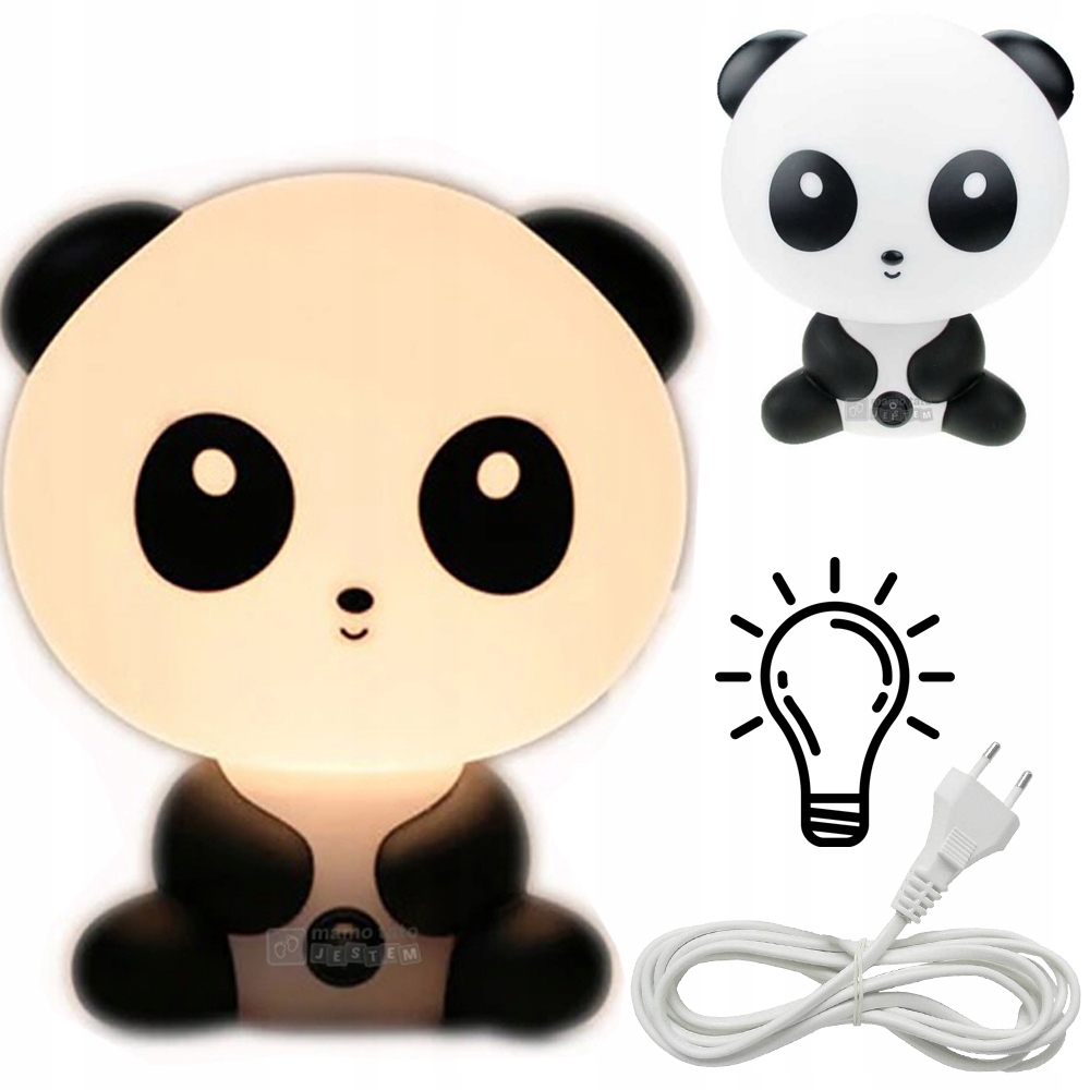 Dekoratívna stolná lampa PANDA PRE DETI