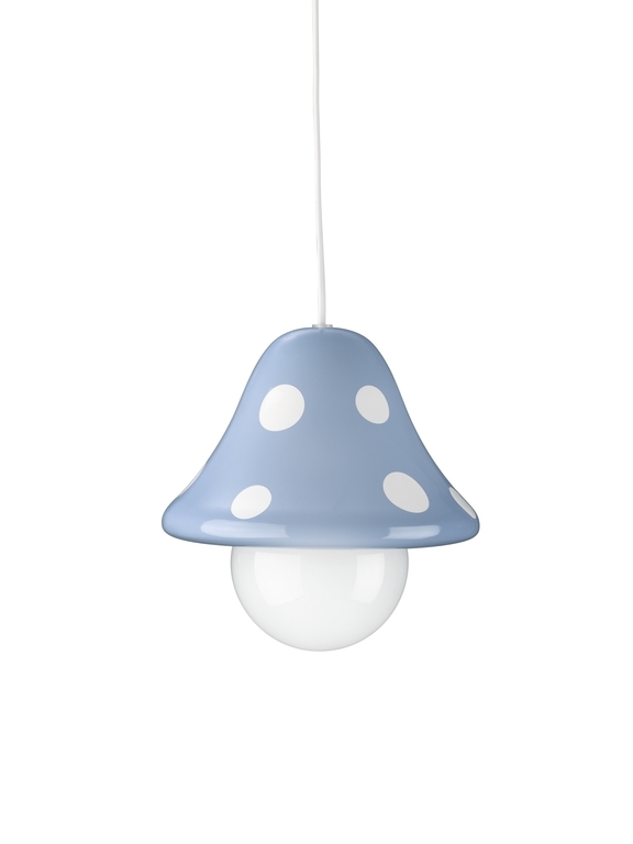 Luster, závesná lampa, hríb, žiarovka KICO +