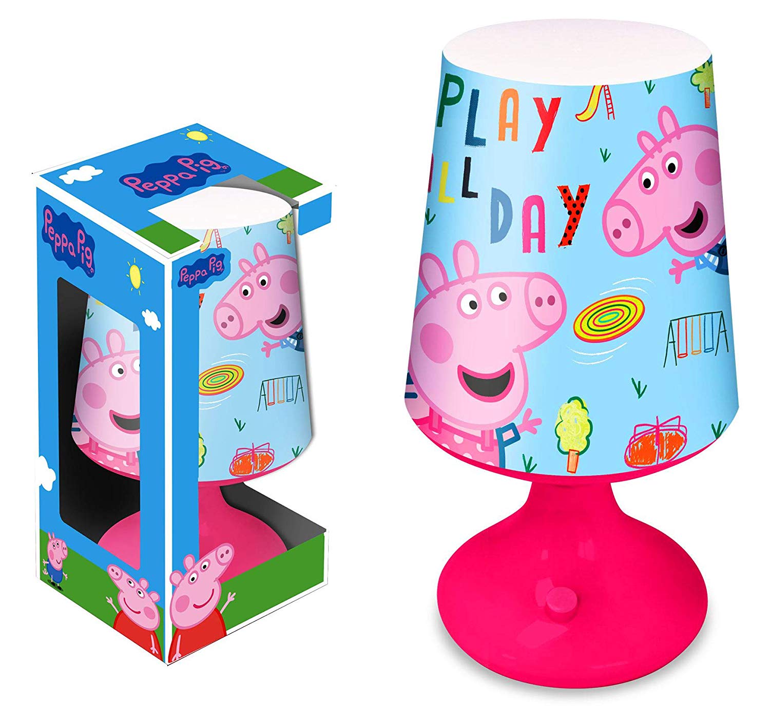 Lampa GEORGE Peppa Pig Pepa Pig lampa na nočný stolík