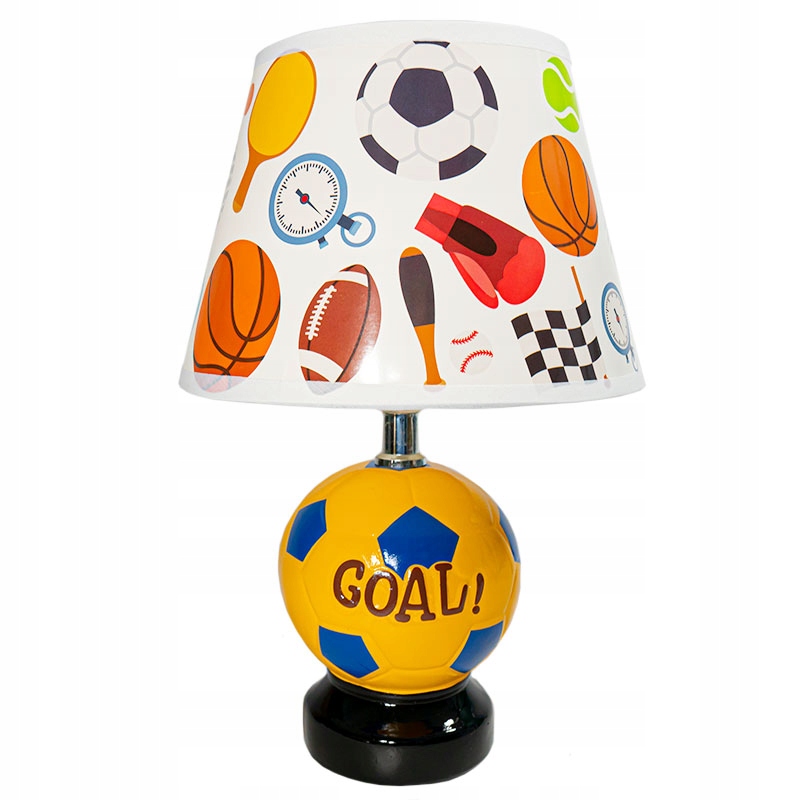 Lampa pre chlapca s guličkou do detskej postele