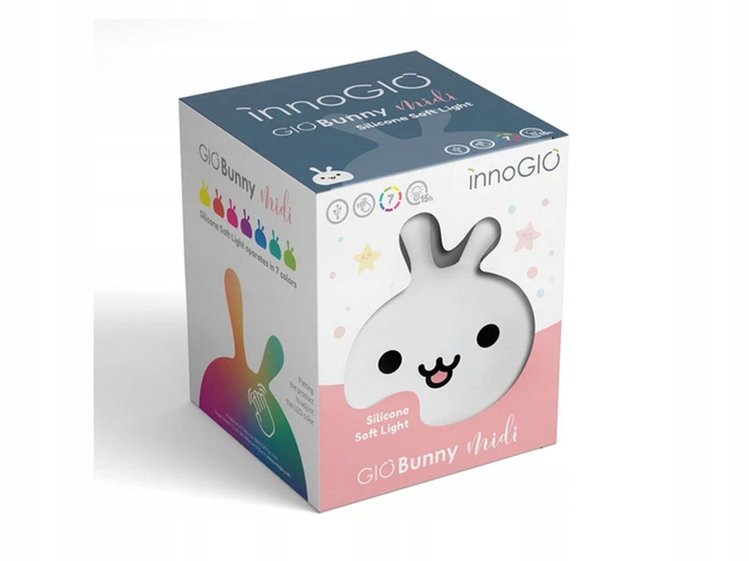 Silikónová lampa Bunny InnoGio LJC-122