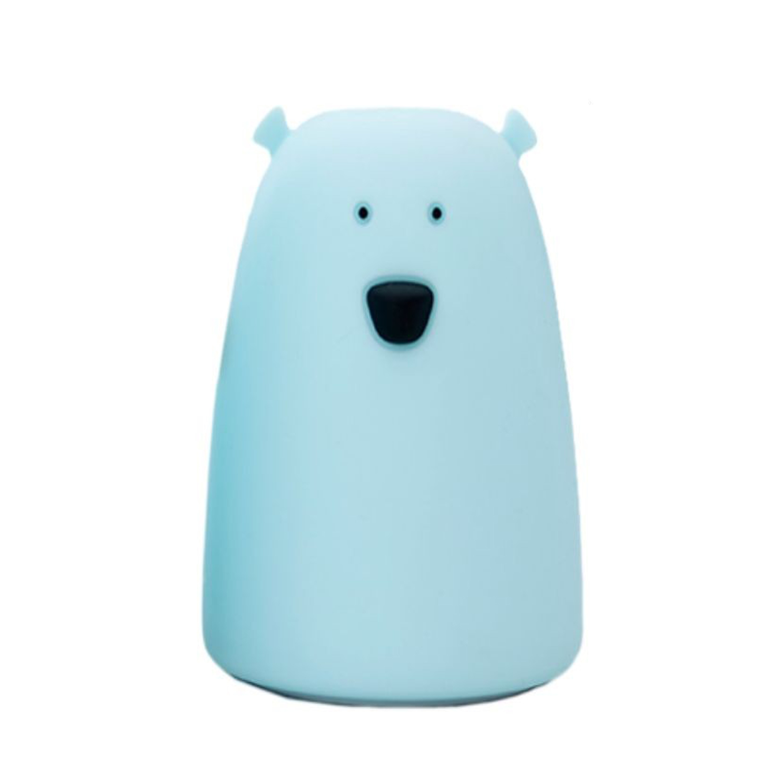 Rabbit & Friends BIG BEAR LAMP silikónovo modrá