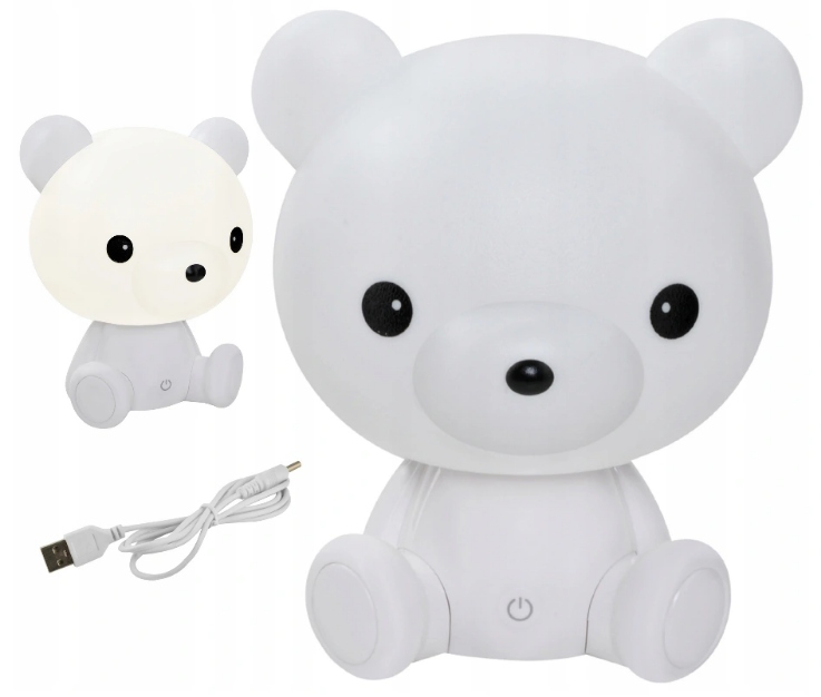 Nočné svetlo pre deti BEAR LED 3 svetelné režimy