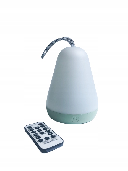 Zelená lampášová lampa s diaľkovým ovládaním