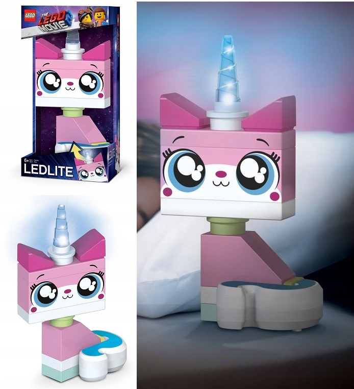 LEGO MOVIE 2 LED STOLOVÉ SVETLO UNIKITTY LP16