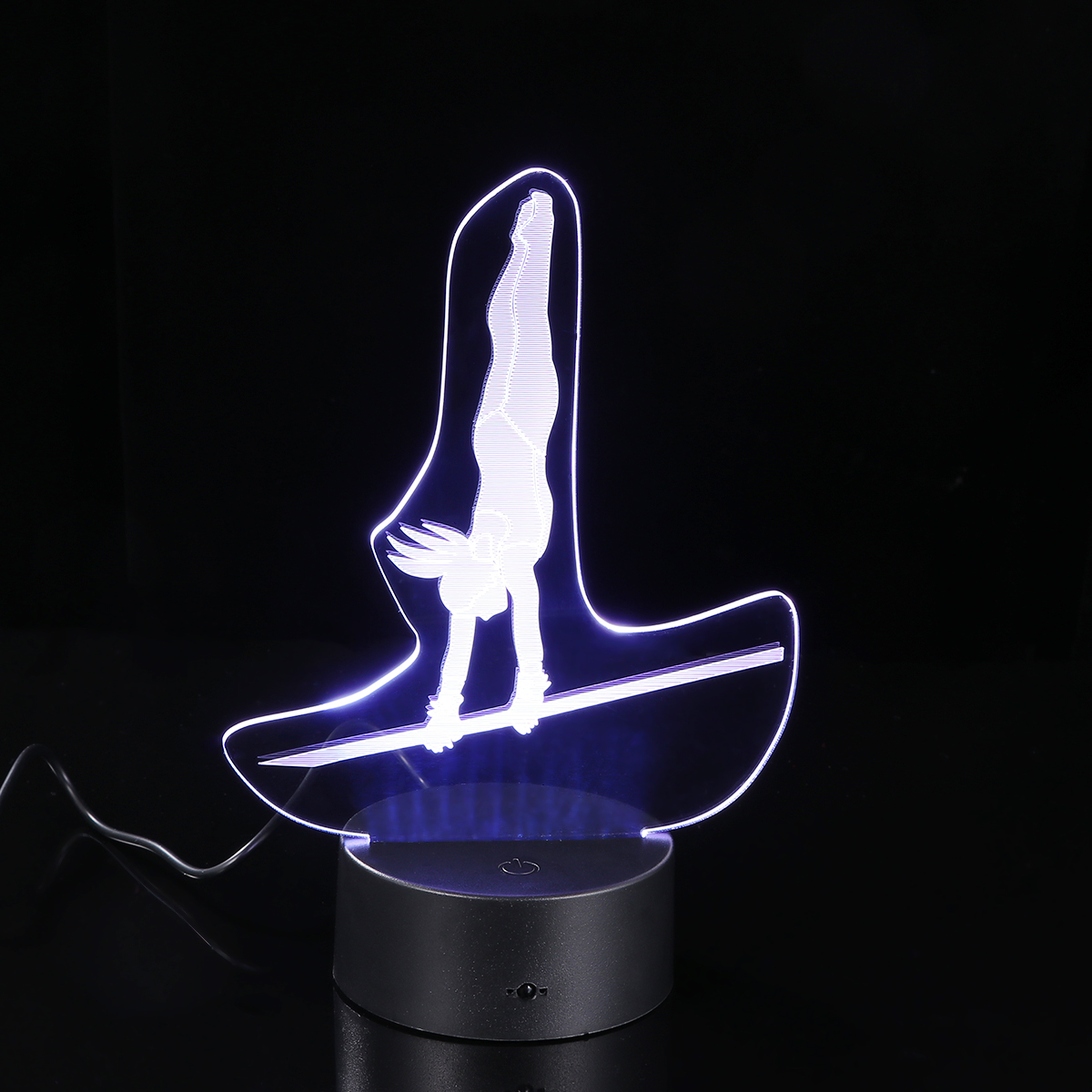Unikátna 3D kreatívna akrylová LED stolová lampa l