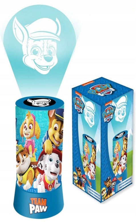 Lampa PAW lampa 2v1 Projektor Paw Patrol