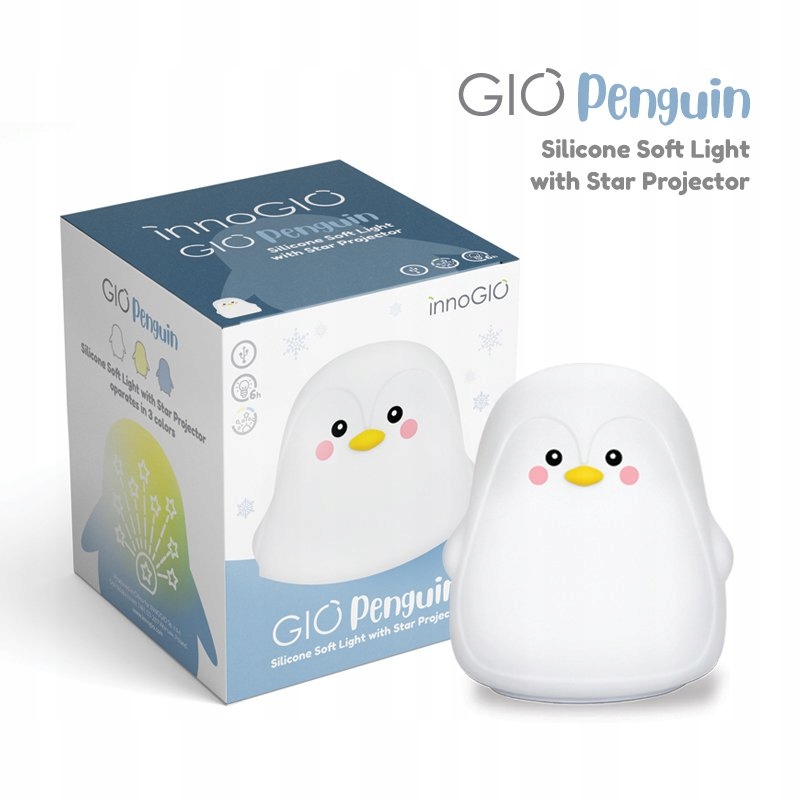 Lampa InnoGIO GIOPenguin s projektorom