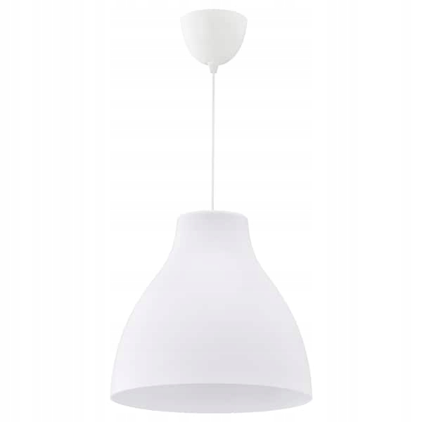 IKEA MELODI Závesná lampa biela 38cm