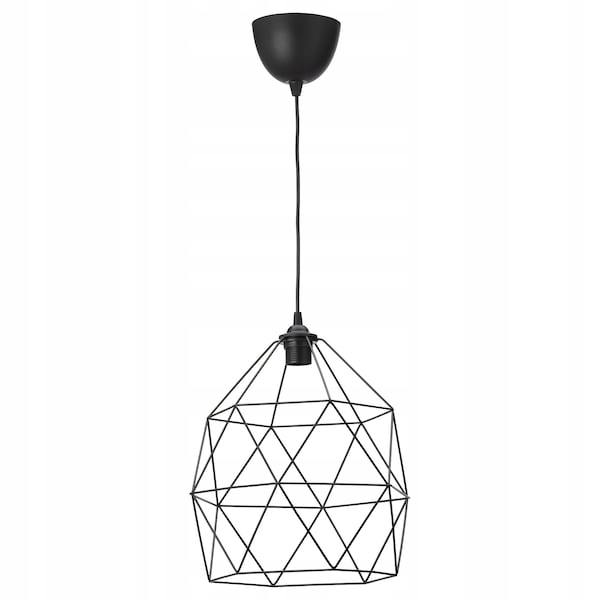 IKEA BRUNSTA / HEMMA Závesná lampa čierna 30cm