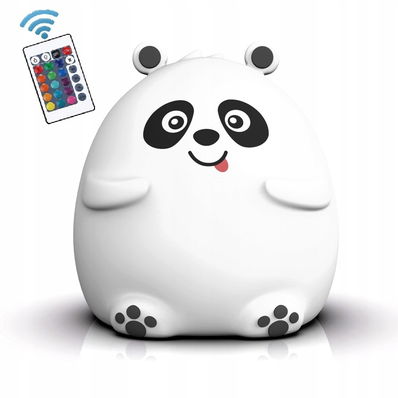 USB nočná lampa Panda USB s REMOTE CONTROL pre deti