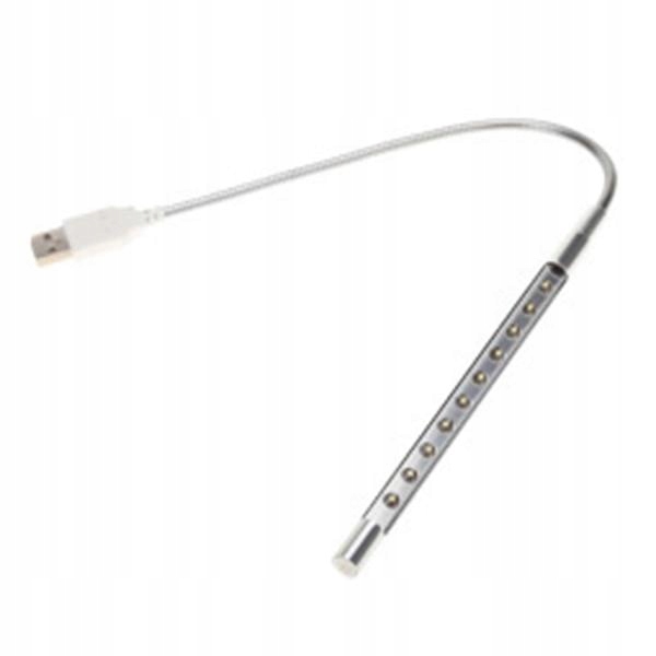 [Striebro] 10 LED, 360 stupňov, dc 5 V, prenosné